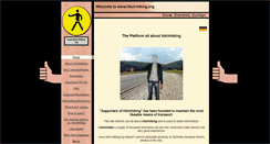 Desktop Screenshot of hitch-hiking.org